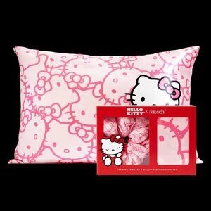 Kitsch X Hello Kitty Collab Satin Pillowcase NWT